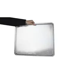 قالب و دیس کیک موج مدل مستطیل لبه کوتاه رولتی سایز 35×45