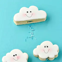 کاتر کوکی و برش خمیر شیرینی مدل ابر مجموعه 4 عددی