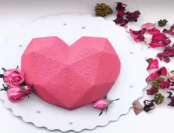 قالب سیلیکونی مدل قلب اوریگامی ميکس