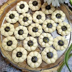 کاتر فشاری شیرینی پزی مدل گل فلورا مجموعه 2 عددی