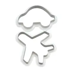 کاتر شیرینی پزی مدل ماشین و هواپیما مجموعه 2 عددی