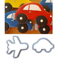 کاتر شیرینی پزی مدل ماشین و هواپیما مجموعه 2 عددی