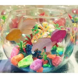 ماهی تزیینی کیک ژله ای بسته 100 عددی