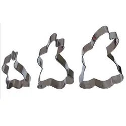 کاتر شیرینی پزی مدل خرگوش مجموعه 3 عددی