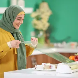 رول سلفون محافظ مواد غذایی عرض 30 سانت طول 50 متری
