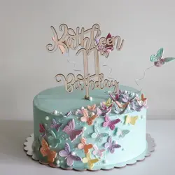 خلال فینگر فود و تزیین کیک مدل پروانه مجموعه 12 عددی