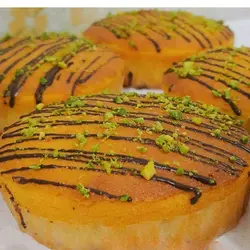 کپسول کیک و شیرینی پزی مدل پای سیب بسته 100 عددی