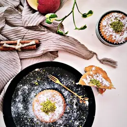 کپسول کیک و شیرینی پزی مدل پای سیب بسته 100 عددی