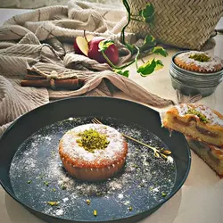 کپسول کیک و شیرینی پزی مدل پای سیب بسته 100 عددی