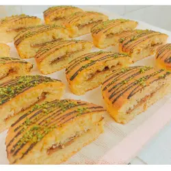 کپسول کیک و شیرینی پزی مدل پای سیب بسته 100 عددی