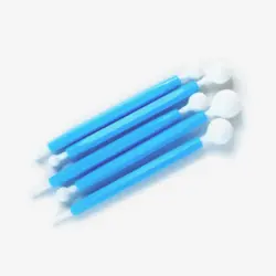 ابزار فوندانت و گلسازی مدل سمبه پلاستیکی مجموعه 5 عددی