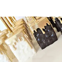 ابزار تزیین کیک مدل کاتر شکلات مذاب مجموعه 3 عددی