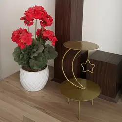 استراکچر کیک مدل ماه و ستاره معلق