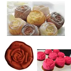 قالب سیلیکونی دسر و کیک مدل گل رز مارگاریتا سایز 12