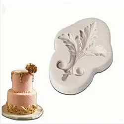 قالب سیلیکونی مولد فوندانت بهگز مدل حاشیه و پایه مدرن متوسط