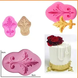 قالب سیلیکونی مولد فوندانت بهگز مدل حاشیه و پایه مدرن متوسط