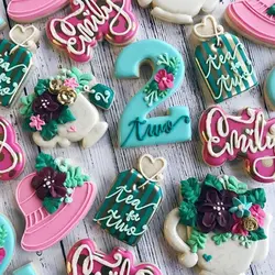 کاتر شیرینی کوکی و خمیر فوندانت مدل اعداد انگلیسی مجموعه 9 عددی