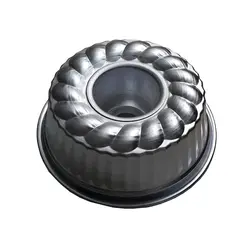 قالب کیک و ژله آلومینیومی مدل شیفون طرح انگشتی کد 7005