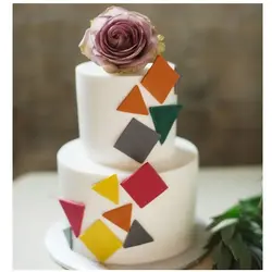 کاتر کوکی و برش خمیر شیرینی مدل مثلث مجموعه 4 عددی