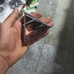 کاتر کوکی و برش خمیر شیرینی مدل مثلث مجموعه 4 عددی