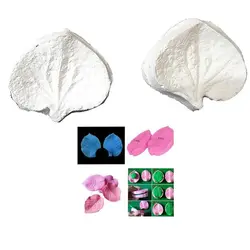 ست کاتر و وینر سیلیکونی فوندانت بهگز مدل گل ادریسی مجموعه 4 عددی