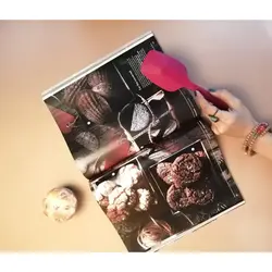 قاشق تمام سیلیکونی و ابزار شیرینی پزی مدل رویال سایز متوسط