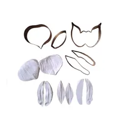 ست گلسازی کاتر و وینر فوندانت مدل گل ارکیده اسلیپر مجموعه 13 عددی