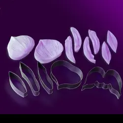 ست گلسازی کاتر و وینر فوندانت مدل گل ارکیده اسلیپر مجموعه 13 عددی