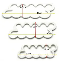 ابزار تزیین کیک و گلسازی مدل کاتر گل رز مجموعه 3 عددی