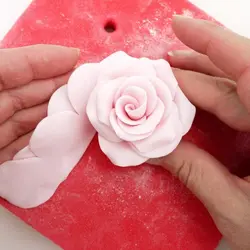 ابزار تزیین کیک و گلسازی مدل کاتر گل رز مجموعه 3 عددی