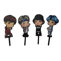 تاپر و ابزار تزیین کیک بهگز مدل گروه بی تی اس BTS تاینی تن