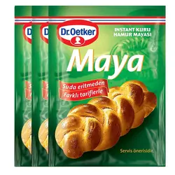 خمیر مایه مخمر فوری دکتر اوتکر 3 بسته 10 گرمی