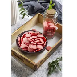 شکلات سکه ای صورتی طعم توت فرنگی - 250 گرم