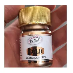 رنگ خوراکی پودری طلایی تزیین کیک دکتر گوستو - 10 گرم