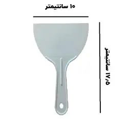 کاردک دسته دار پلاستیکی سایز متوسط  10 عمده - 25 عدد