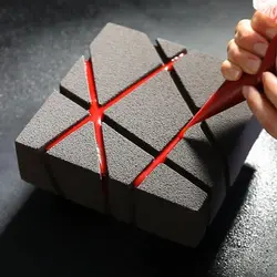 قالب سیلیکونی هندسی کیک و دسر مدل بلوک نامنظم