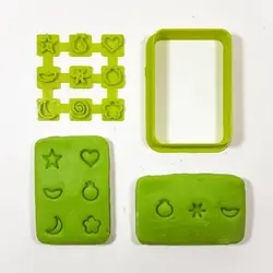 کاتر کوکی و مهر فوندانت مدل یلدایی مجموعه 10 عددی