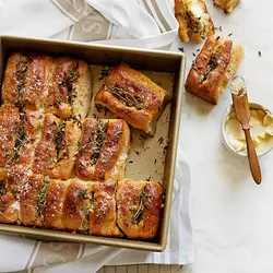 قالب و دیس کیک موج مدل مستطیل لبه معمولی سایز 25×35