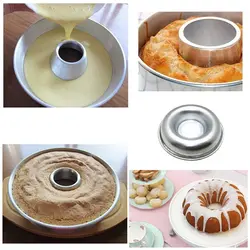 قالب کیک و ژله آلومینیومی مدل گرد تیوپی کد 1005
