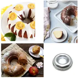 قالب کیک و ژله آلومینیومی مدل گرد تیوپی کد 1005