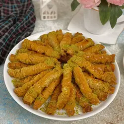 وردنه باقلوا ترک اصل چوبی 80 سانتی