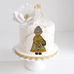 تاپر و ابزار تزیین کیک بهگز مدل مادربزرگ مهربان