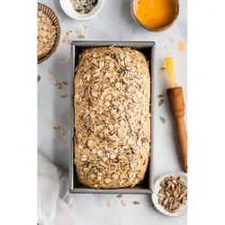 قالب نان تست گالوانیزه مدل مستطیل درب دار سایز متوسط 20