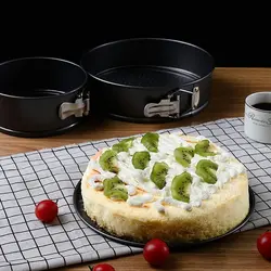 قالب کیک کمربندی مدل گرد سایز 18 و 20 و 22 مجموعه 3 عددی