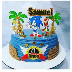 تاپر و ابزار تزیین کیک بهگز مدل سونیک مجموعه 2 عددی