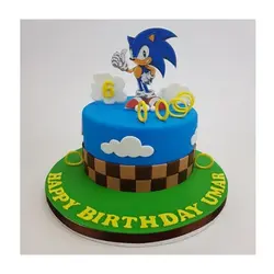 تاپر و ابزار تزیین کیک بهگز مدل سونیک مجموعه 2 عددی