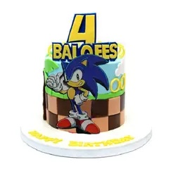 تاپر و ابزار تزیین کیک بهگز مدل سونیک مجموعه 2 عددی