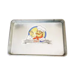 قالب و دیس کیک موج مدل مستطیل لبه بلند سایز 45×35