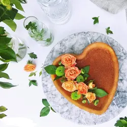 قالب کیک موج مدل قلب سایز کوچک