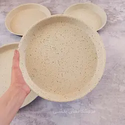 ظرف گرانیتی پخت پیتزا مدل گرد سایز 30